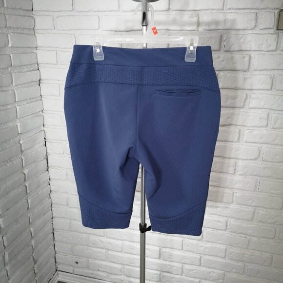 Annika by Cutter & Buck Ladies Size Medium Blue CB Dry Tec 50+ UPF Golf Shorts - Picture 2 of 12